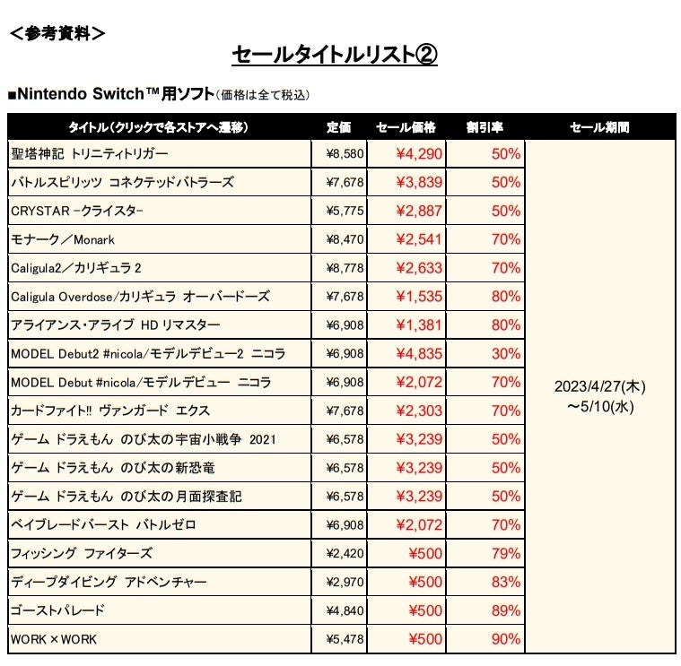 セールタイトル②