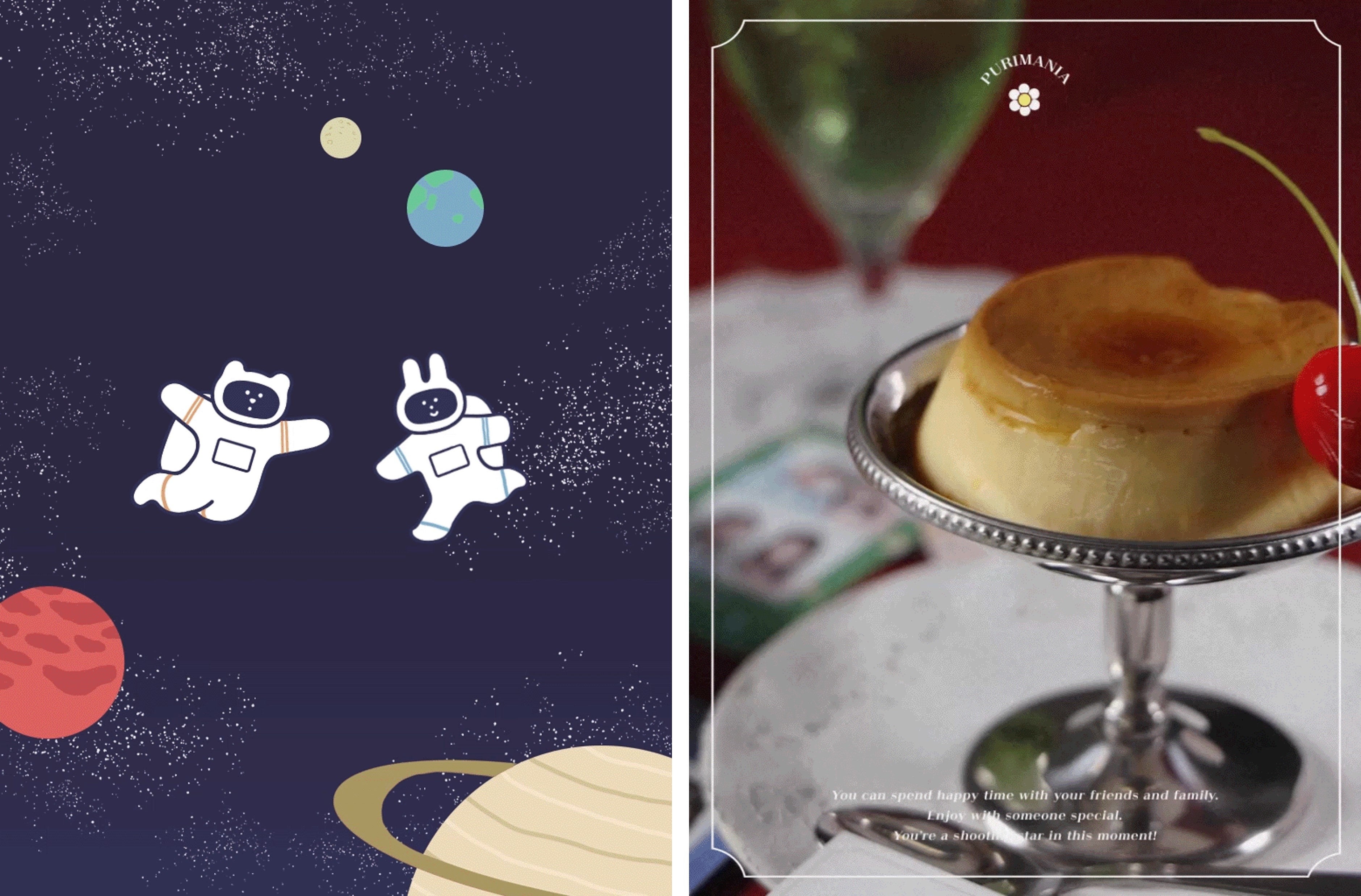 「シールデザイン」：各テーマの雰囲気が分かる イメージ動画もご用意