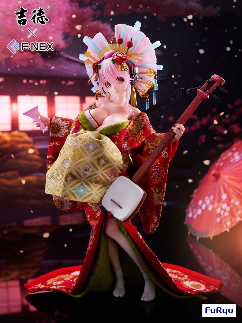 吉徳×F:NEX すーぱーそに子 -日本人形- 1/4スケールフィギュア