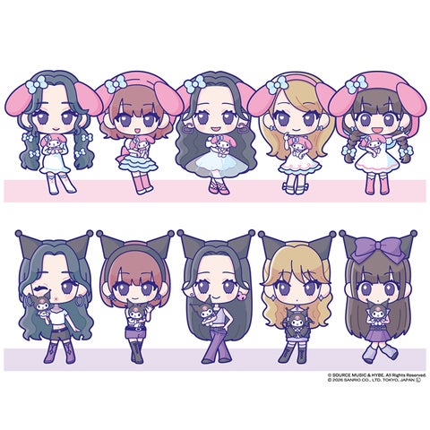 LE SSERAFIMとマイメロディ&クロミがコラボレーション!サンリオ描き LE SSERAFIMとマイメロディ&クロミがコラボレーション!サンリオ描き