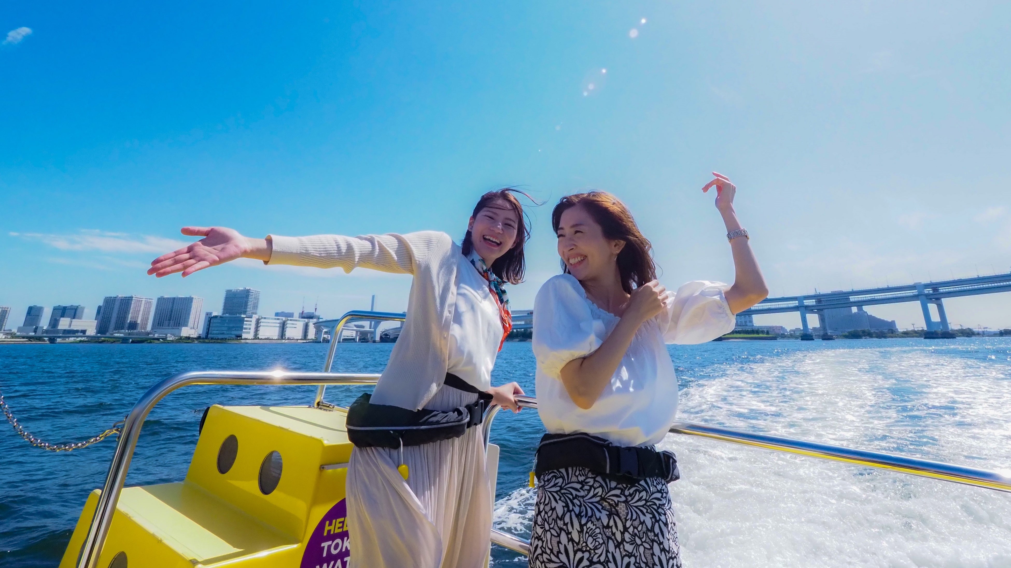 小型船ならではの開放感