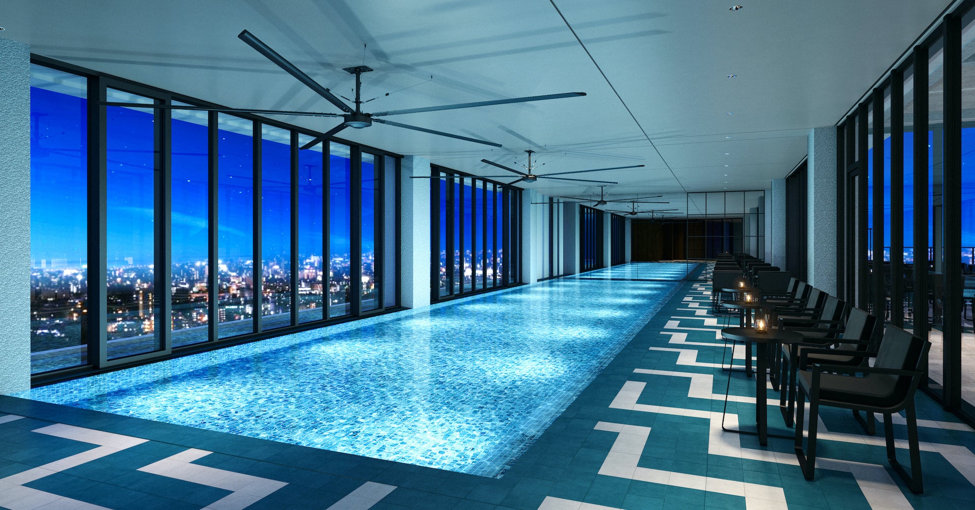 プール（夜）※イメージ図