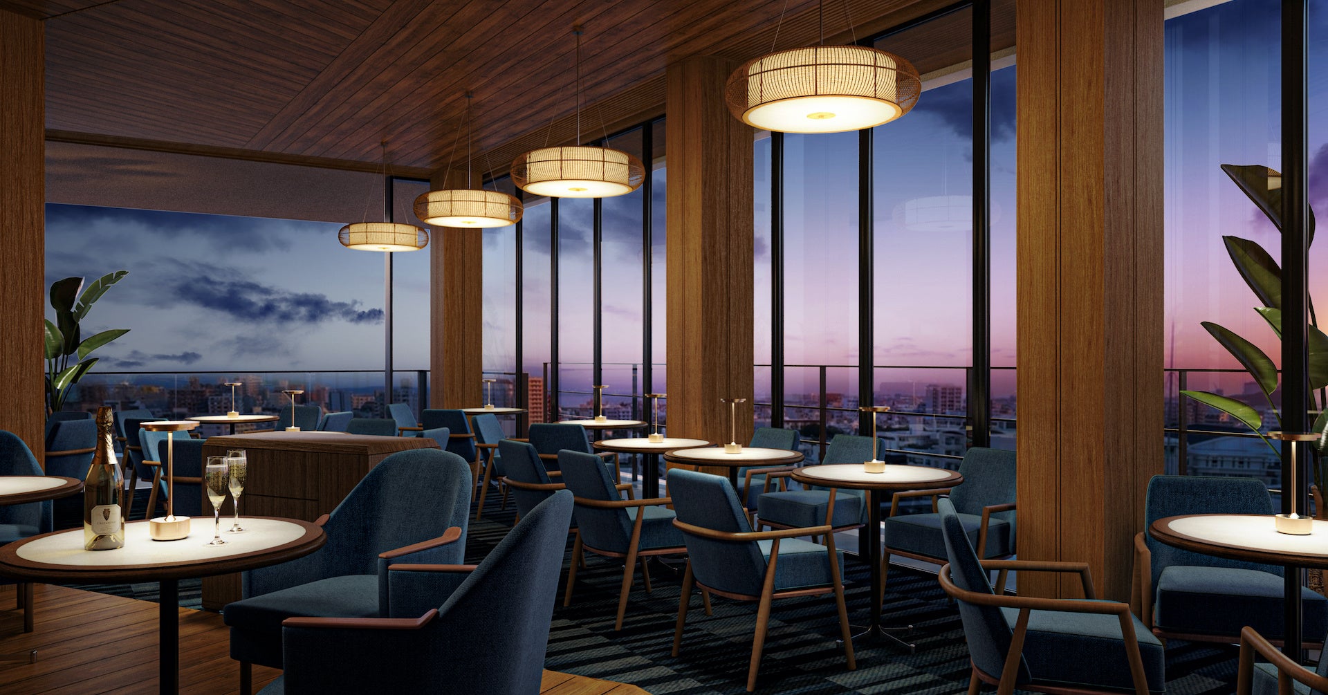 サンセットBAR（夜）※イメージ図