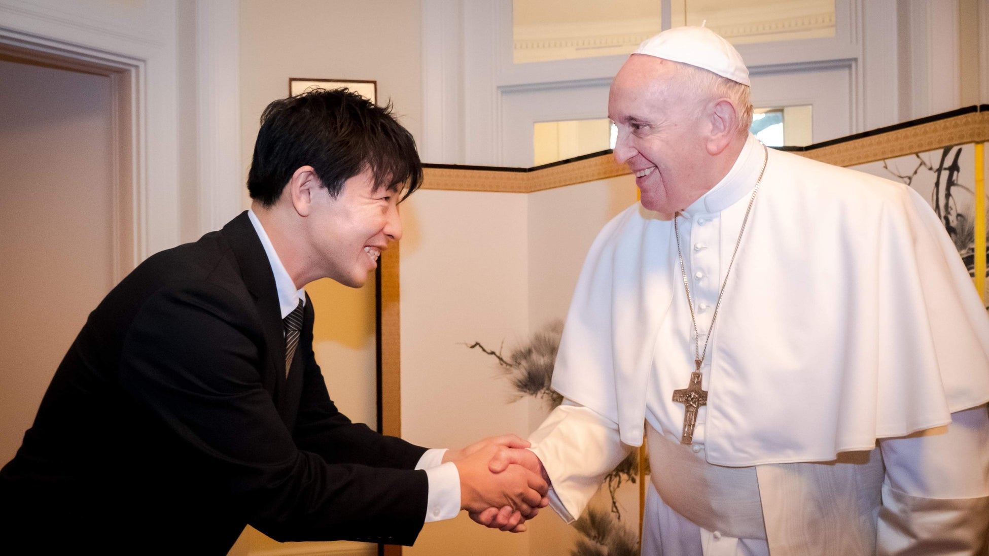 2019年38年ぶりに来日したローマ教皇