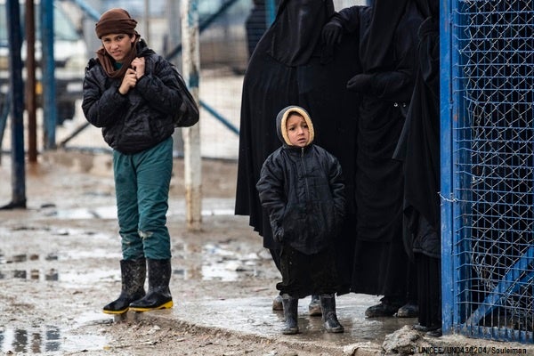 アルホル難民キャンプに滞在する子どもたち。(2021年1月撮影)※本文との直接の関係はありません© UNICEF_UN0430204_Souleiman