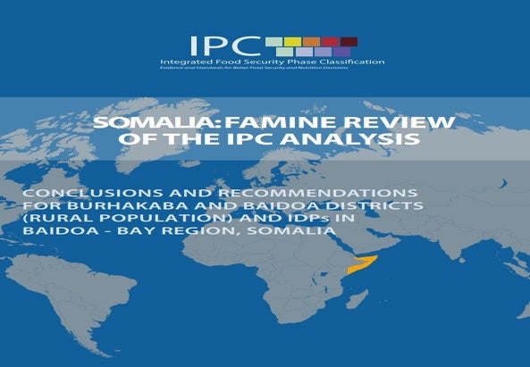 Somalia Famine Review of the IPC Analysis
