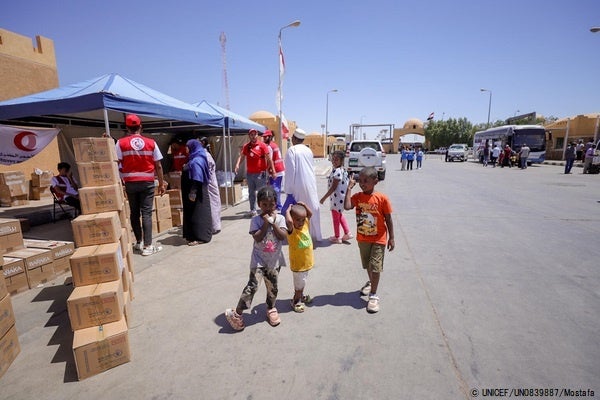エジプトに逃れてきたスーダンからの難民。(エジプト、2023年5月8日撮影) © UNICEF_UN0839887_Mostafa