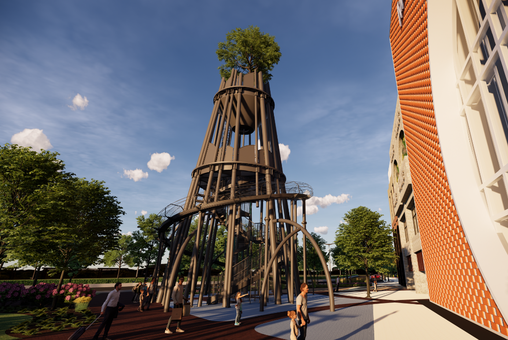 ガジュマルタワー　イメージパース