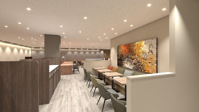 従業員休憩室②　パース