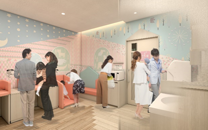 ベビー休憩室　パース画像