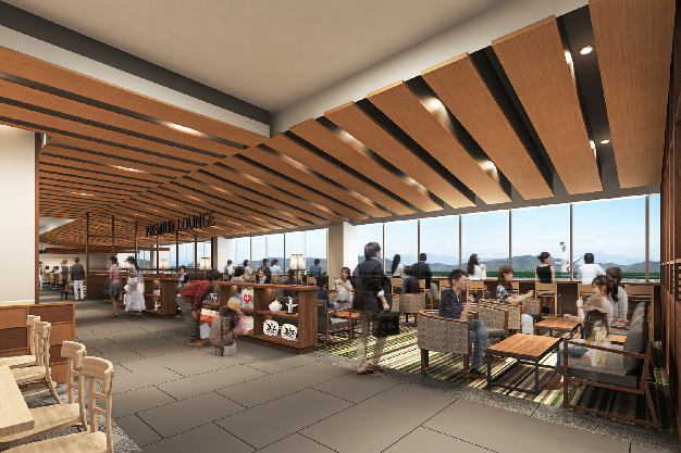 「LA LA LOUNGE」・「PREMIUM LOUNGE」　パース画像