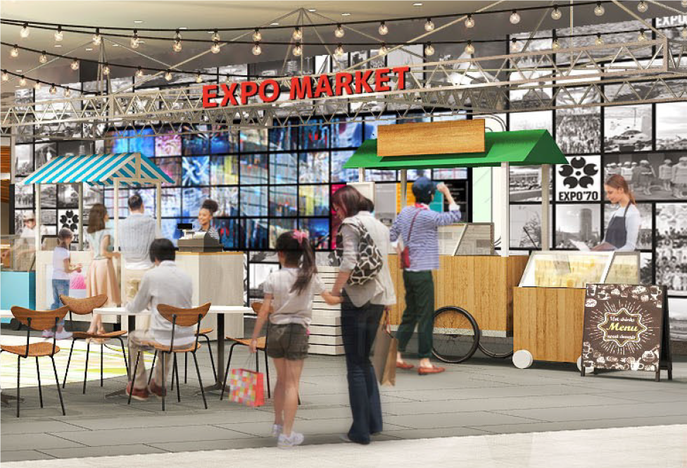 「EXPO MARKET」　パース画像