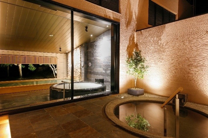 趣向をこらした3種の湯めぐりが楽しめる「恵みの湯」