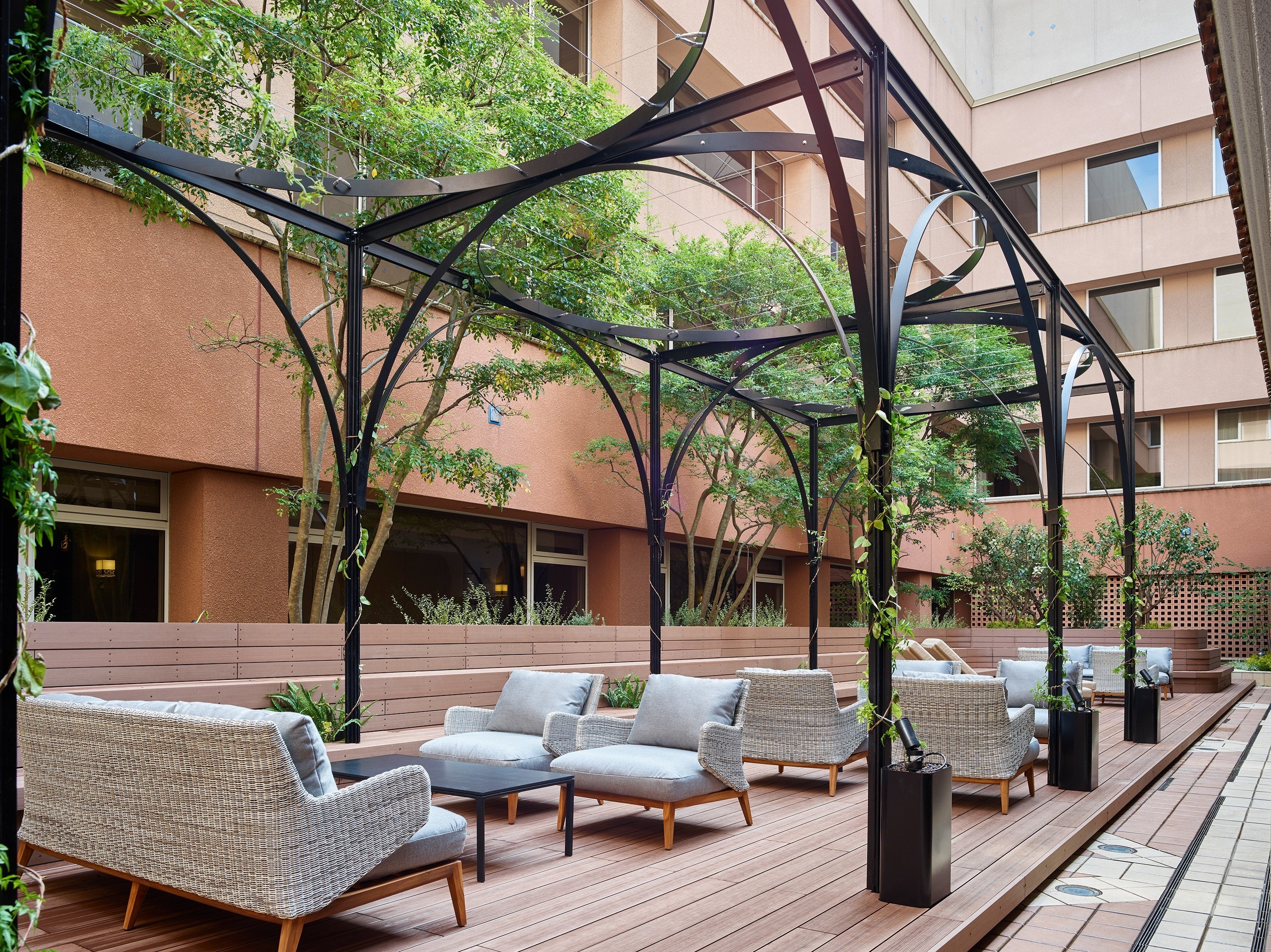 宿泊者専用ラウンジ（パティオ）