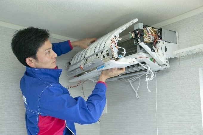 ＜エアコンクリーニングサービスイメージ＞