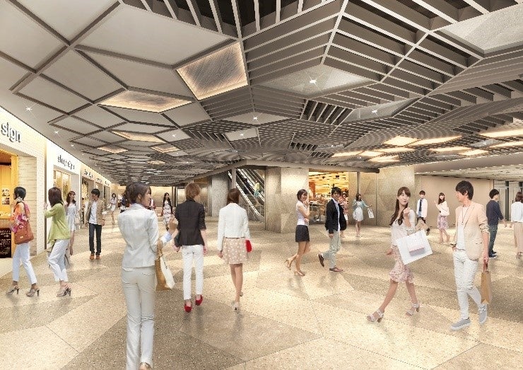 東京ミッドタウン八重洲 地下1階　商業施設エリア　CG