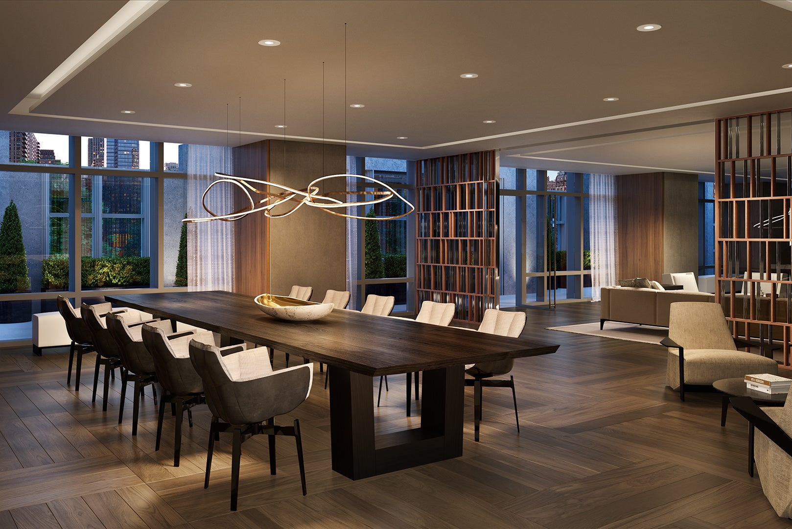 共用部　ダイニングルーム　CG