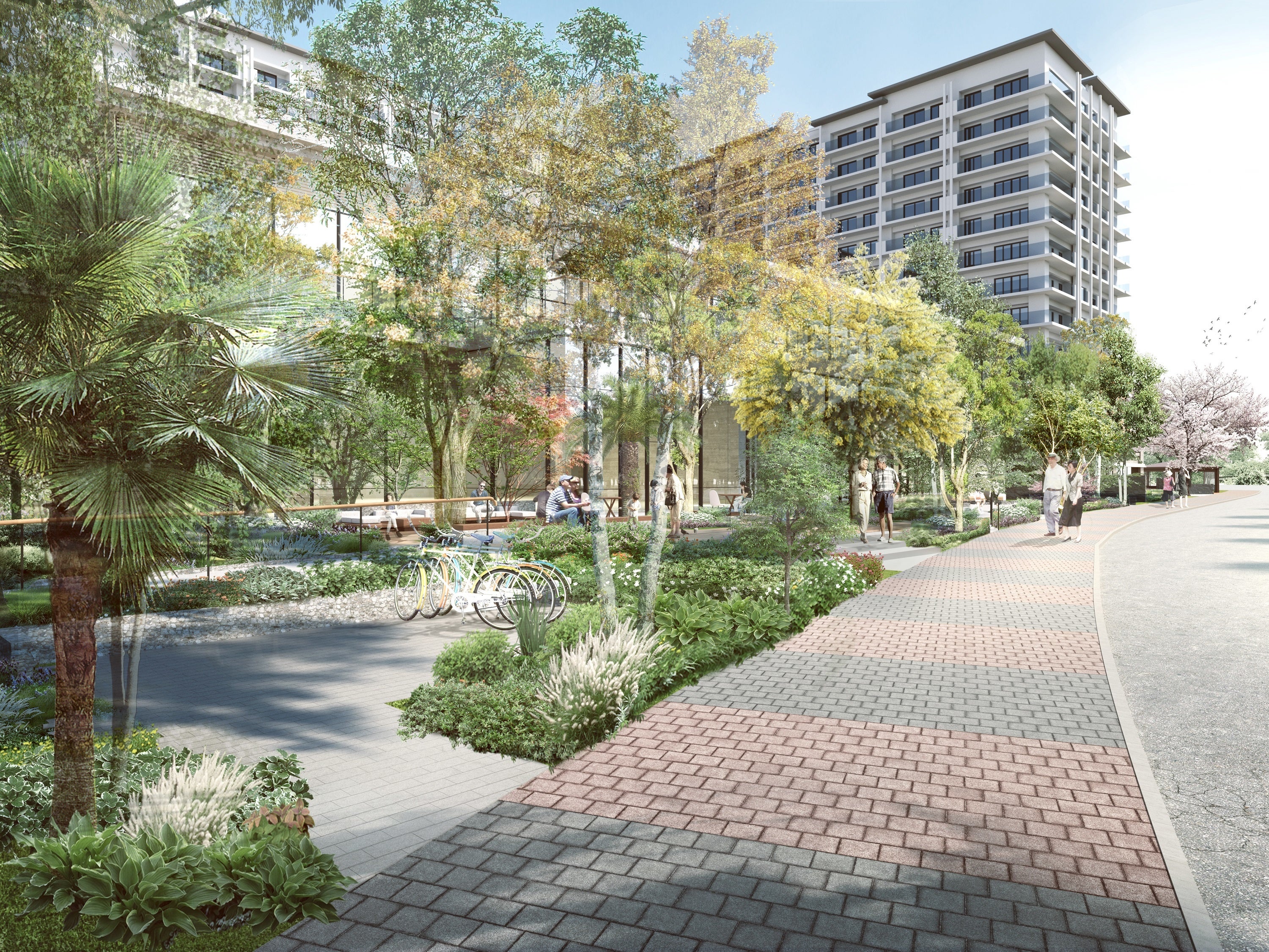 敷地南側完成予想イメージ