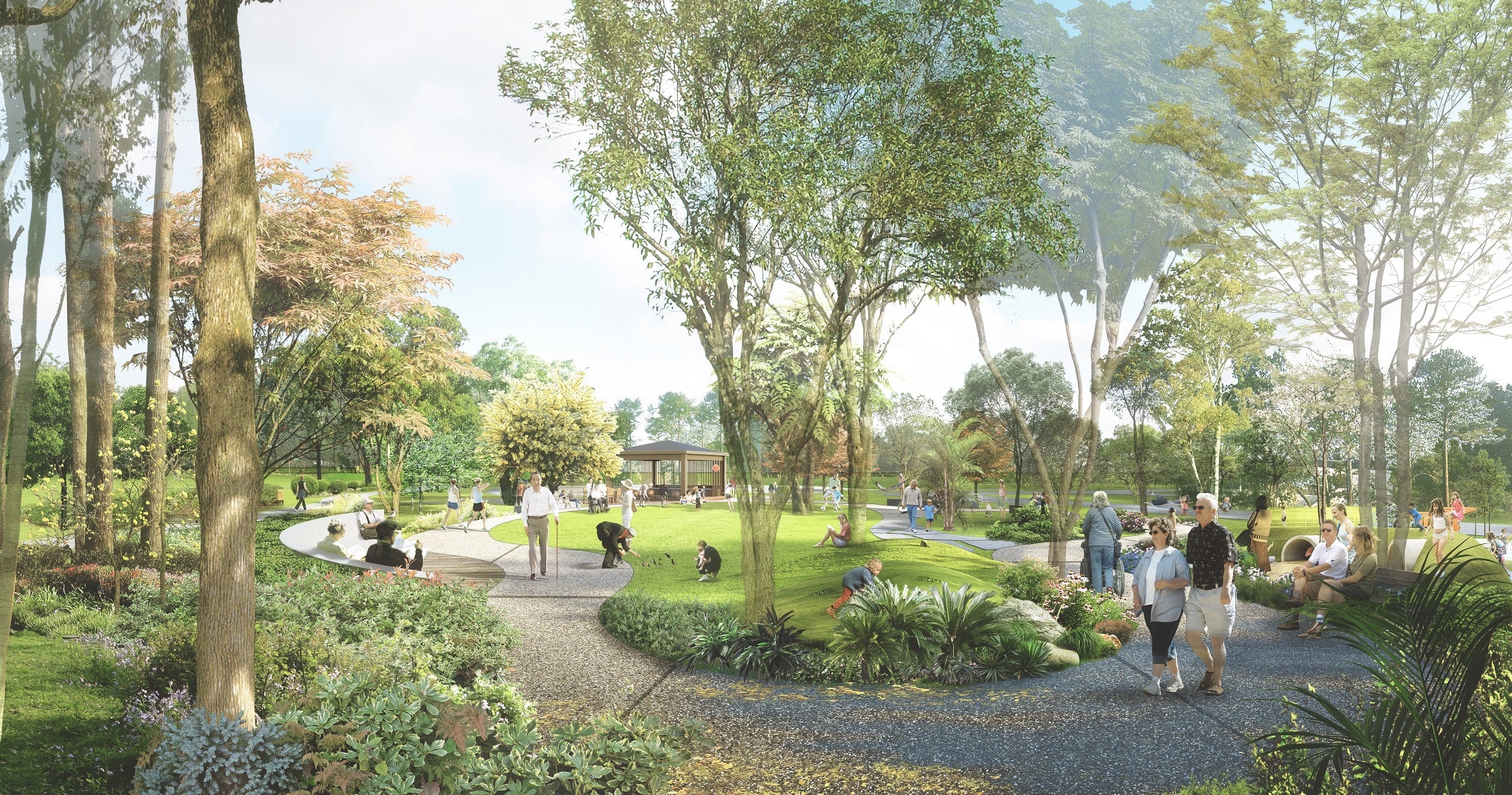 広場完成予想イメージ