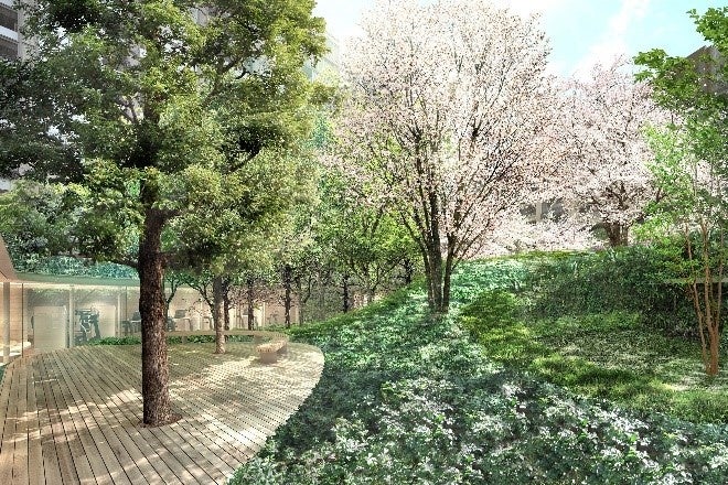 中庭完成予想イメージ