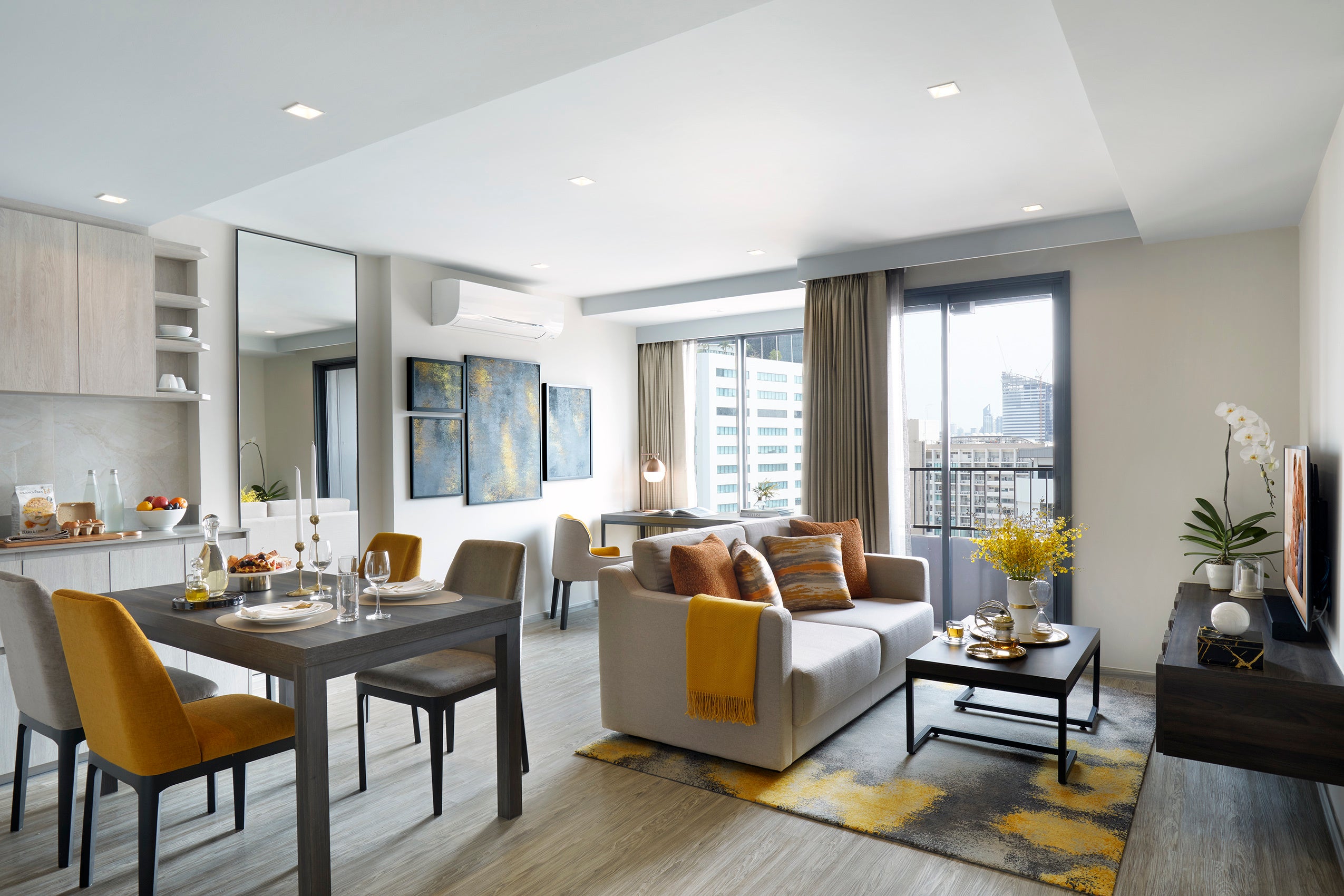 「サマセット ラマ 9 バンコク」専有部内観