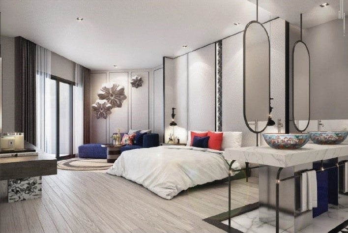 「サマセット パタヤ」専有部内観 CG