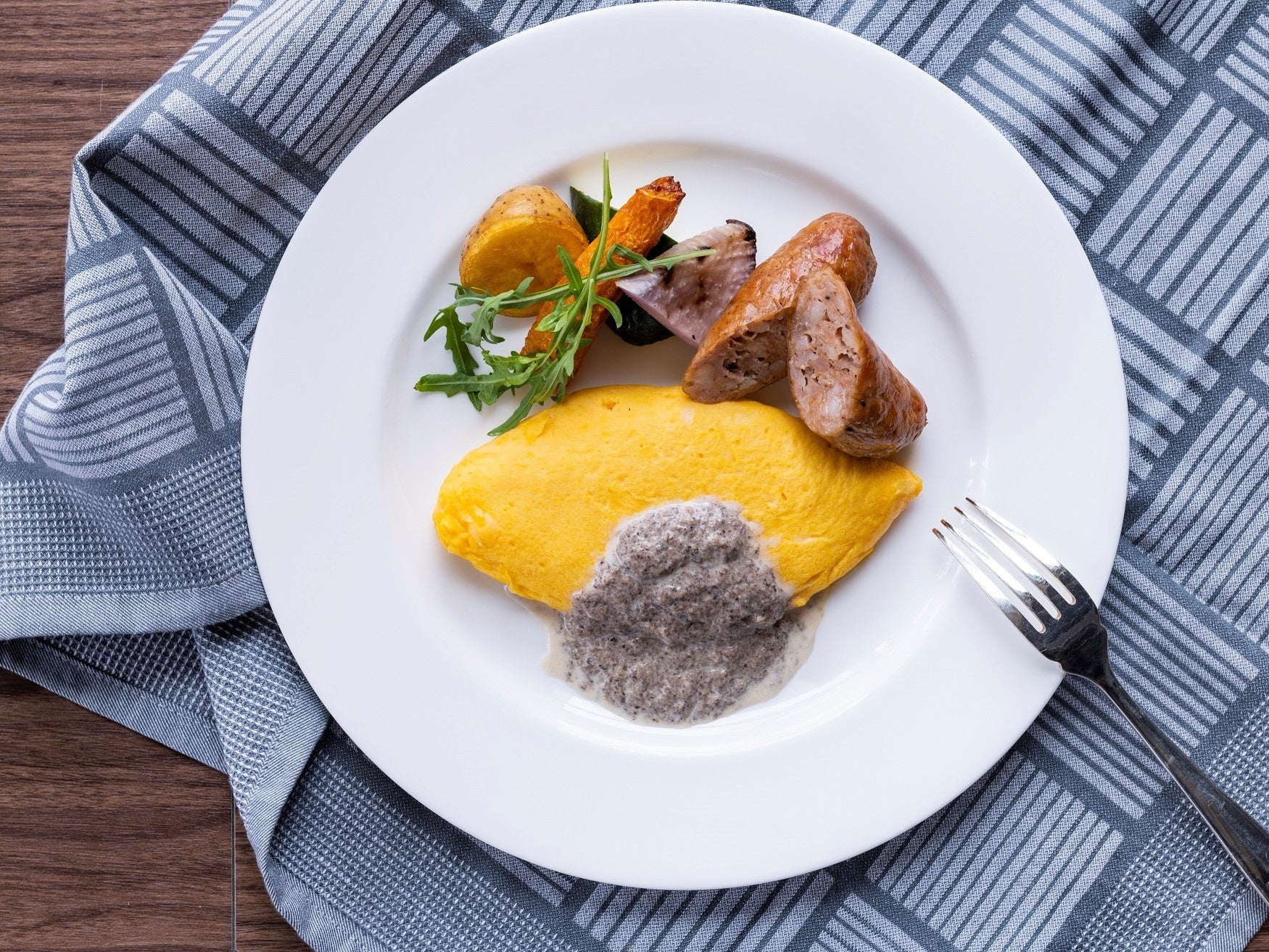 奥久慈卵のオムレツ