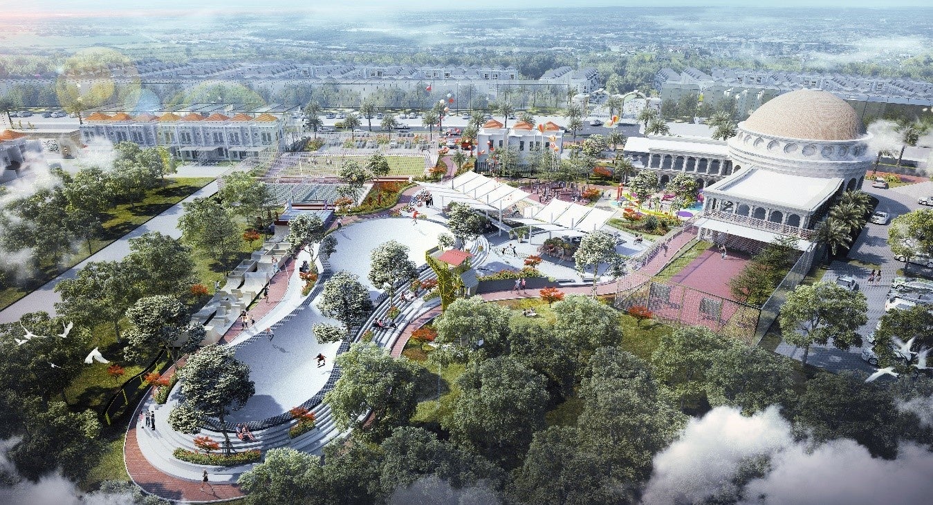 「ジャバベカスポーツシティ」　完成予想CG