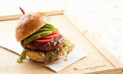 大豆ミートのハンバーガー