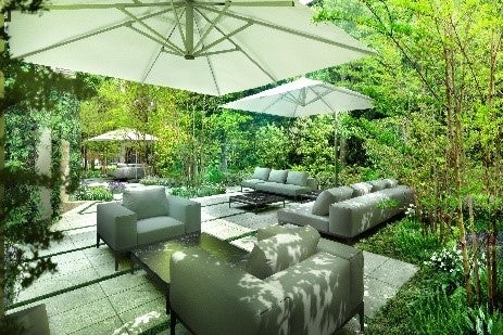 ラウンジガーデン完成予想イメージ画像