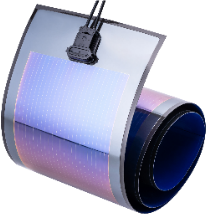 【有機薄膜太陽電池イメージ】 （画像提供：Heliatek）