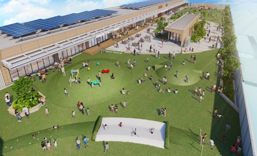 屋上「空の広場」 CG