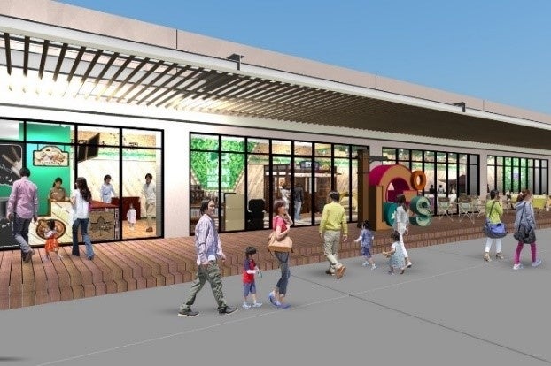 「 LOGOS CAFE & HIROBA 」外観イメージ