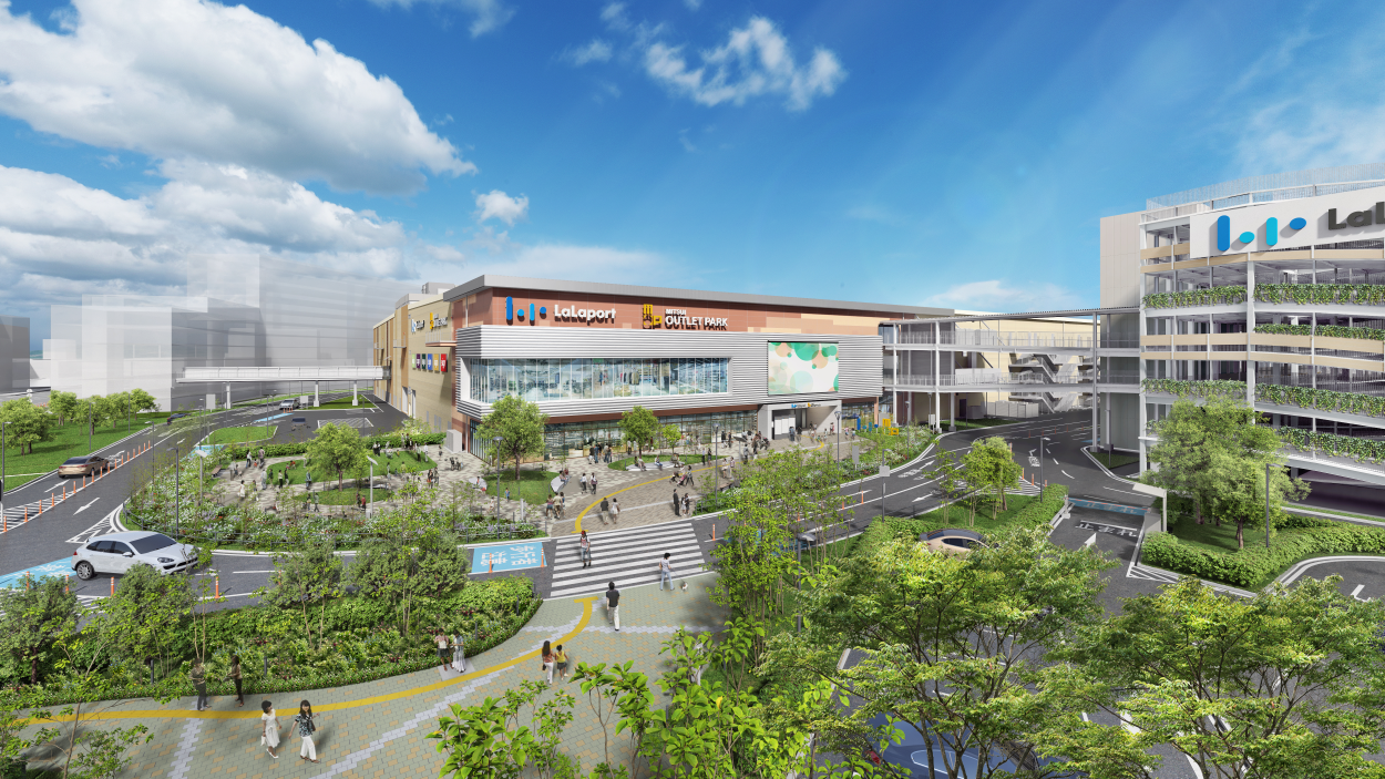 「ららぽーと門真・ MOP 大阪門真」 外観 CG