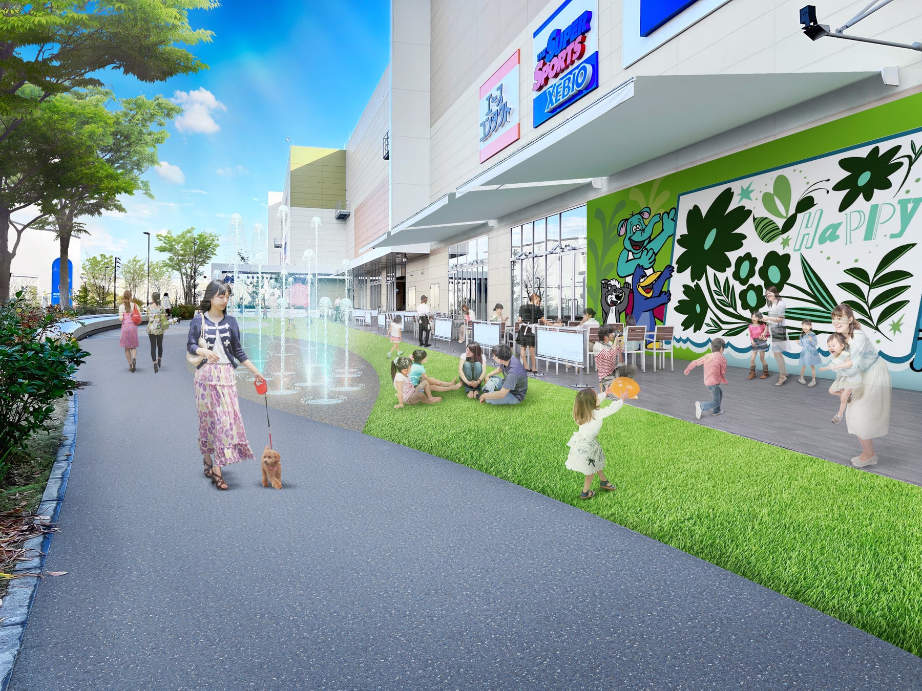 屋外広場 「空の広場」 CG