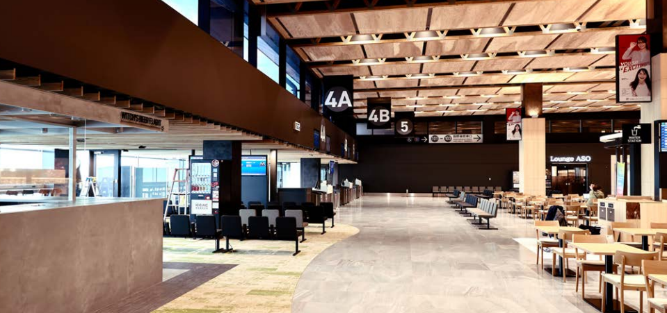 搭乗直前までお買い物を楽しめる”滞在型ゲートラウンジ”