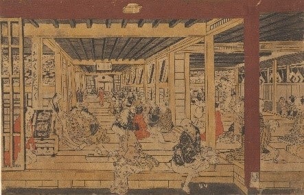 釘抜紋の店頭図