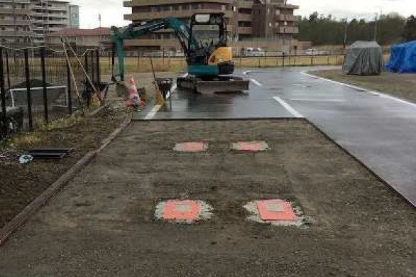 送電コイルの埋設