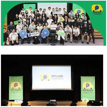 POTLUCK CARAVAN in宮崎の様子