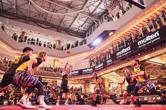 2022年11月に ららぽーと堺で開催された 『三井不動産 3x3 JAPAN TOUR 2022 EXTREME FINAL』 の様子