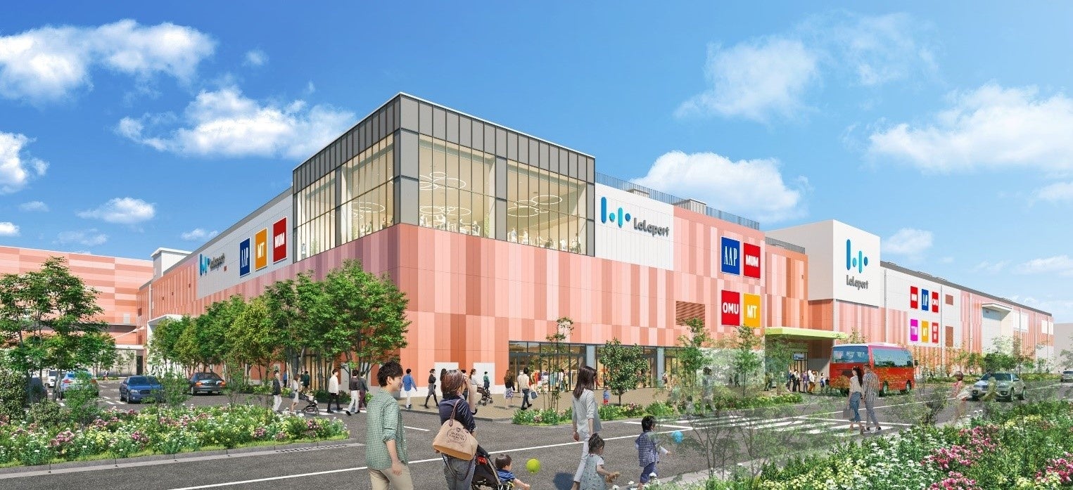 「（仮称）三井ショッピングパーク ららぽーと安城」　外観CG