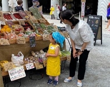 【「キッズマルシェ」の様子】