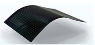 フィルム型ペロブスカイト太陽電池（イメージ） 提供：東芝エネルギーシステムズ株式会社