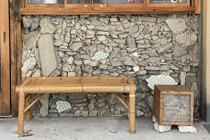 コンクリートガラでつくった石垣（参考） 提供：株式会社On-Co