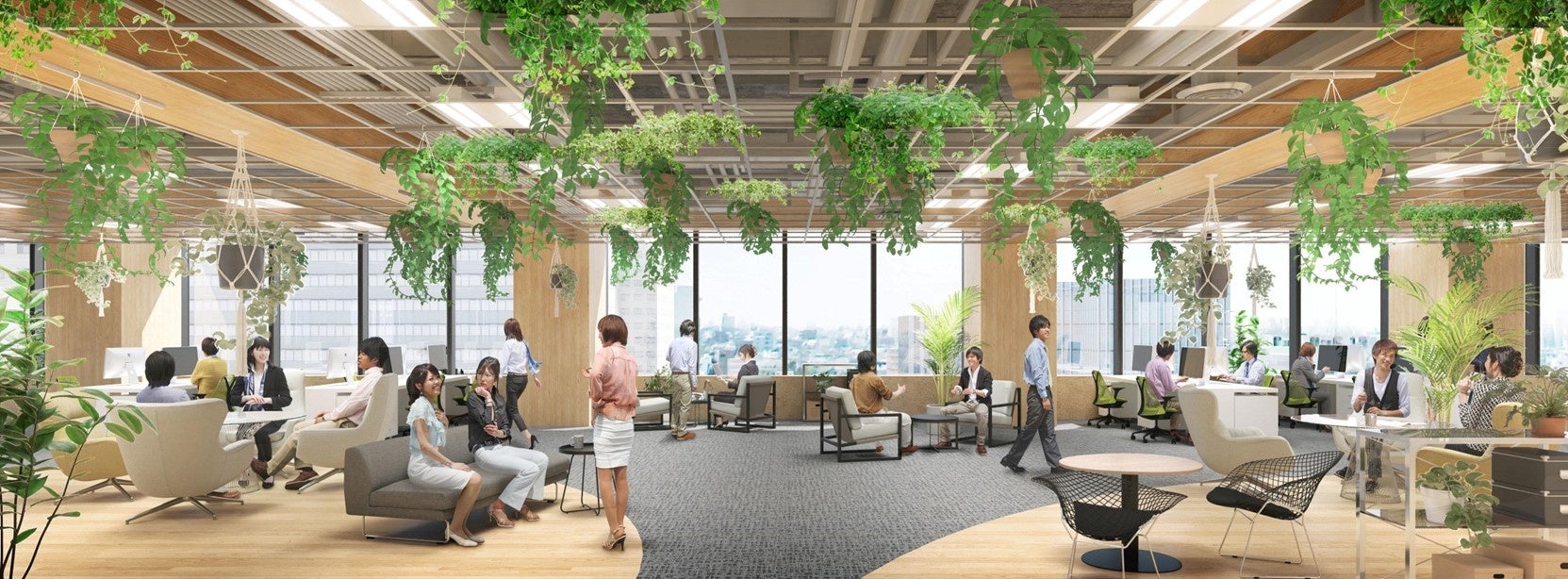 オフィス専有部　イメージパース