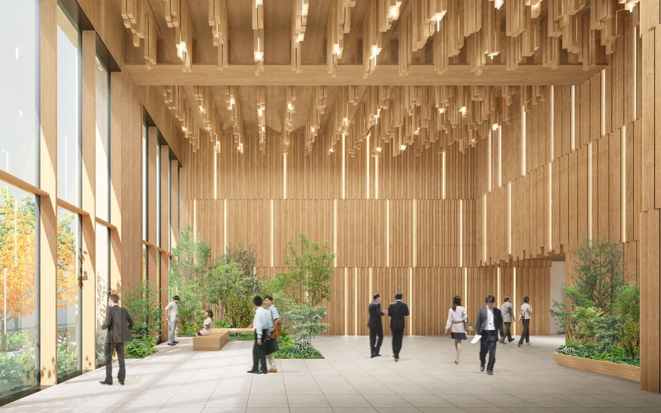 エントランスホール　完成予想パース