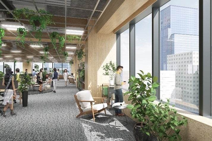 オフィス専有部　イメージパース