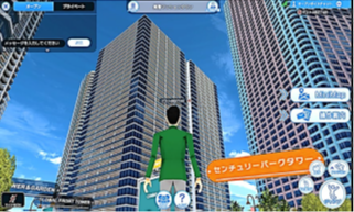 バーチャル空間での物件見学イメージ