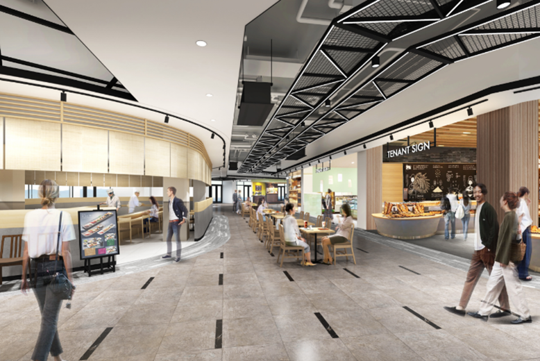 三井アウトレットパーク マリンピア神戸 1階フードマルシェ CG