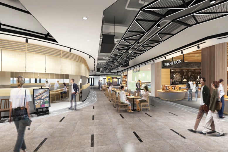 三井アウトレットパーク マリンピア神戸 1階フードマルシェ CG